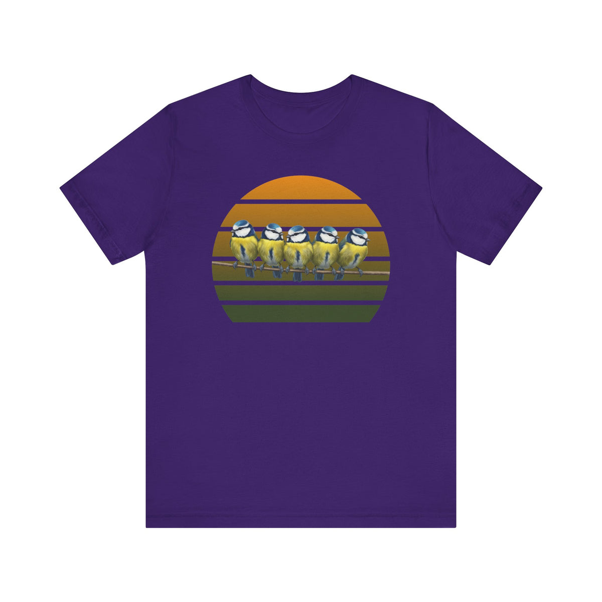 Blaumeisen Premuim T-Shirt | Geschenk für Vogelbeobachter | jz.birds