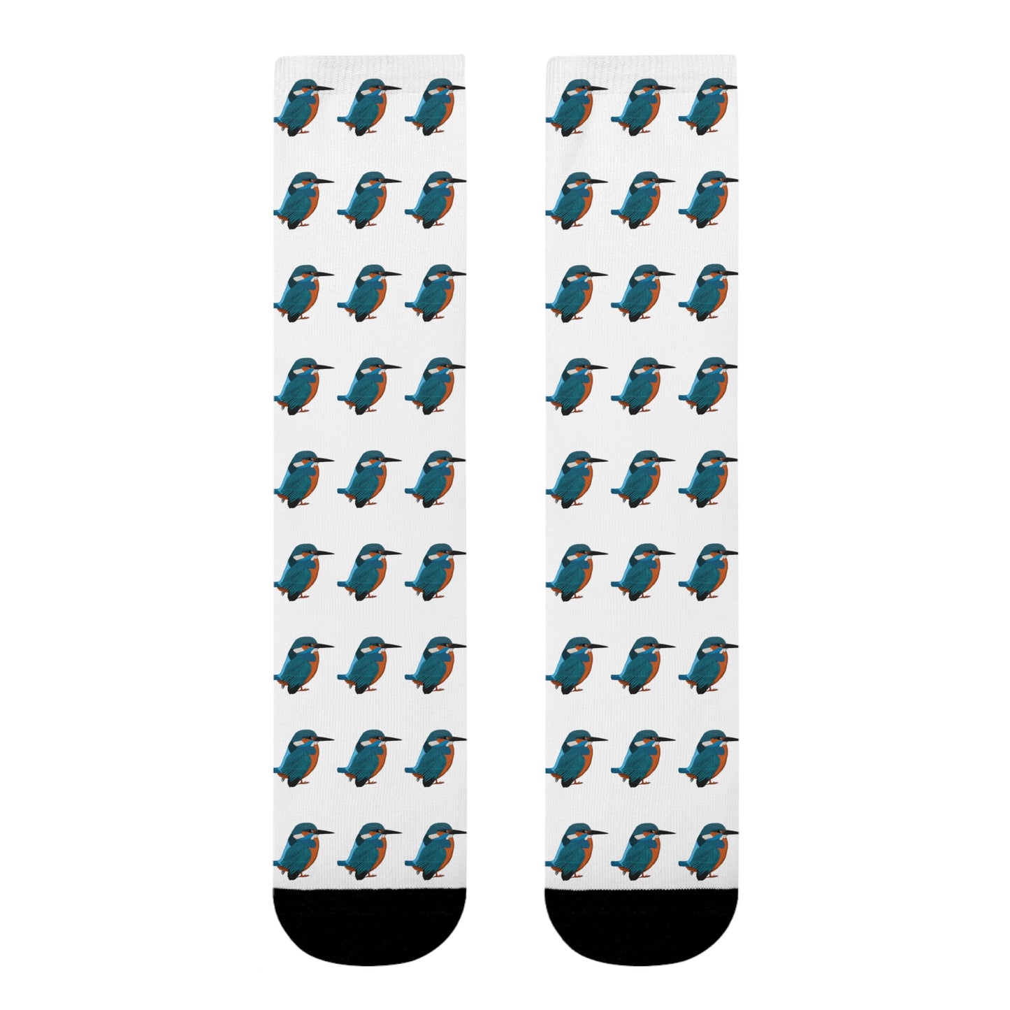 Eisvogel Vogel Socken für Vogelfreunde & Vogelbeobachter Weiß