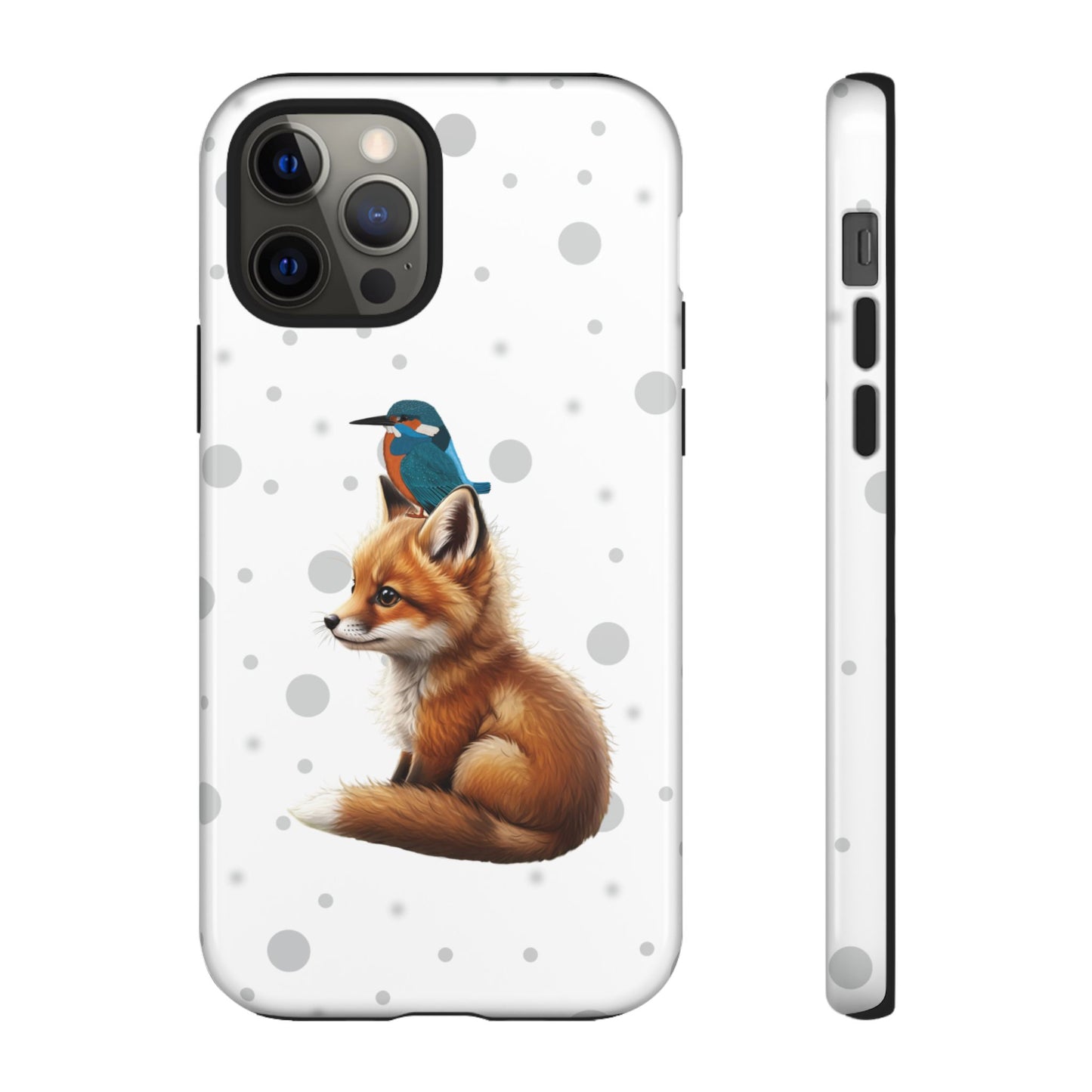 Eisvogel mit Fuchs iPhone & Google Pixel Tiermotiv Handyhülle - Tierisch guter Schutz