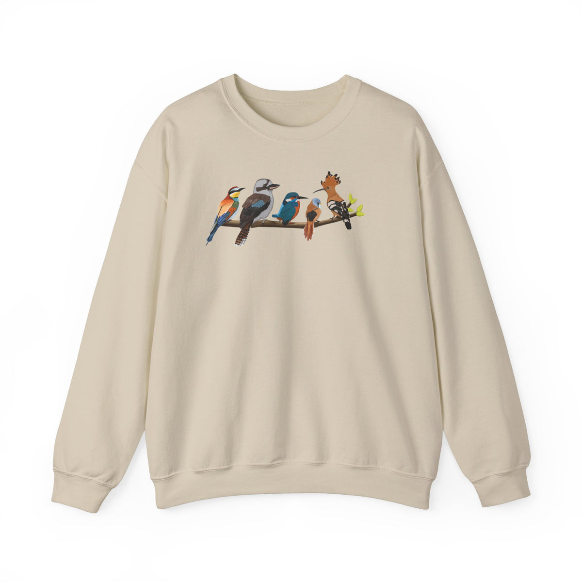 Eisvogel Sweatshirt Vogelmotiv in Black