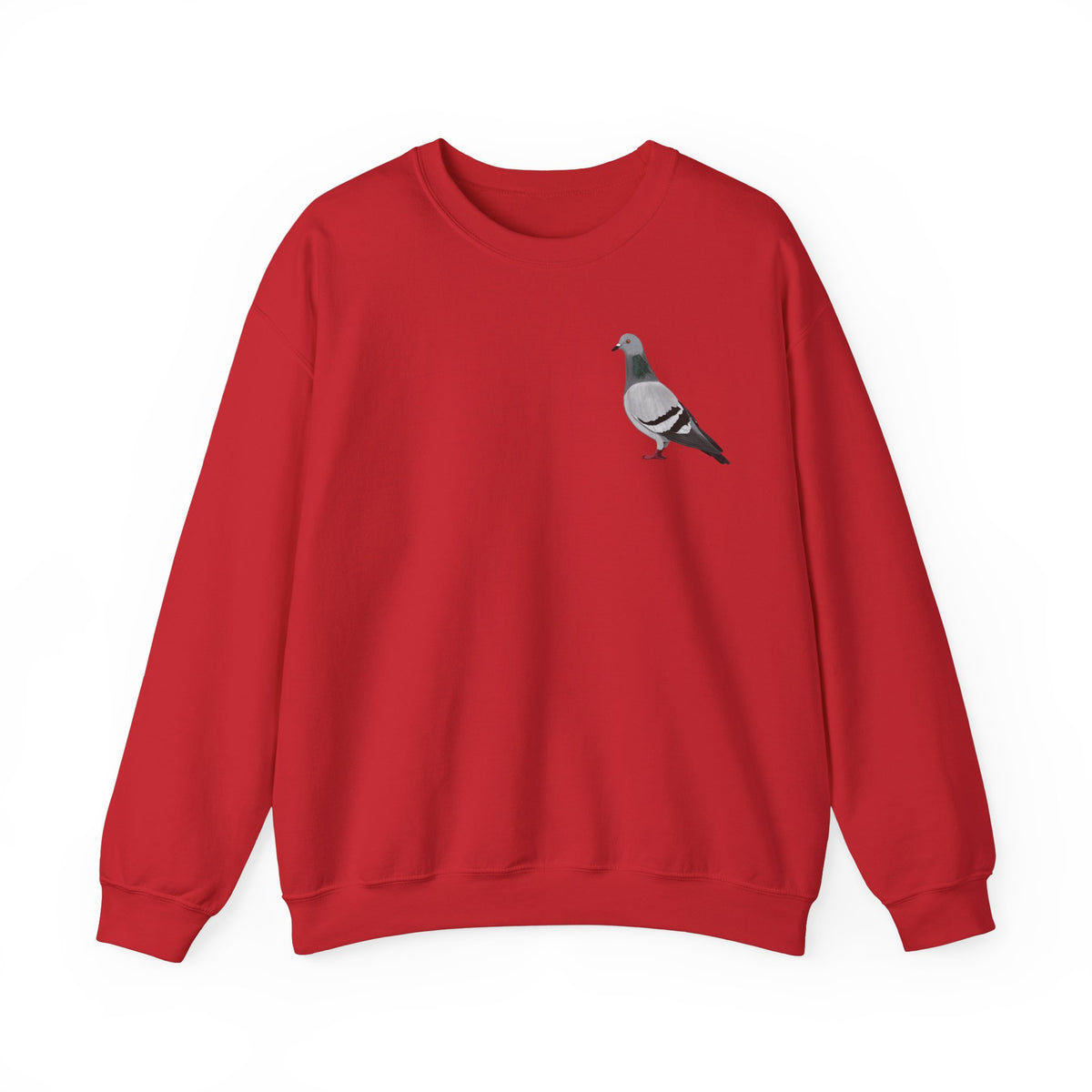 Taube Sweatshirt Vogelmotiv in Dark Heather