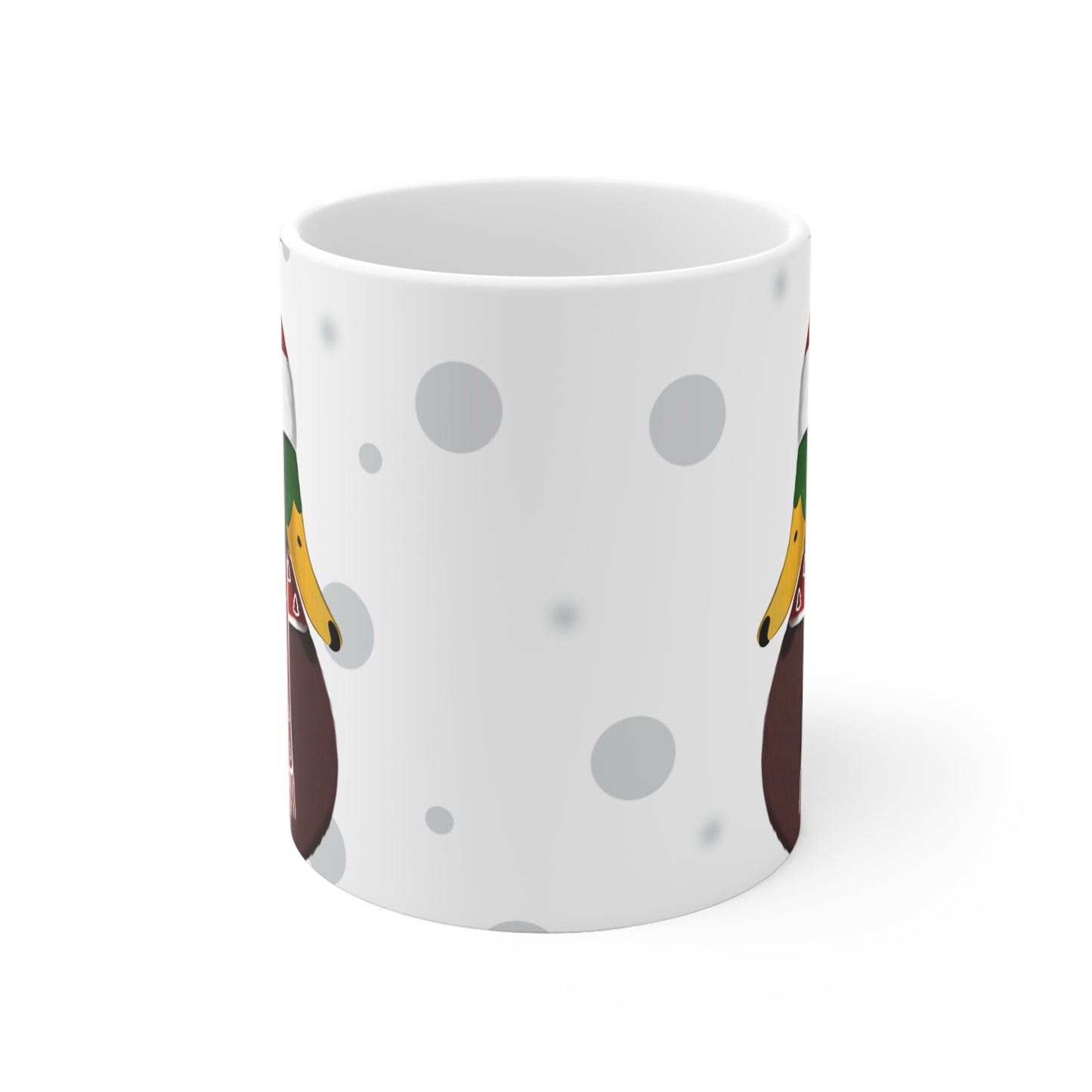 Ente als Weihnachtsmann Tasse – Vogel