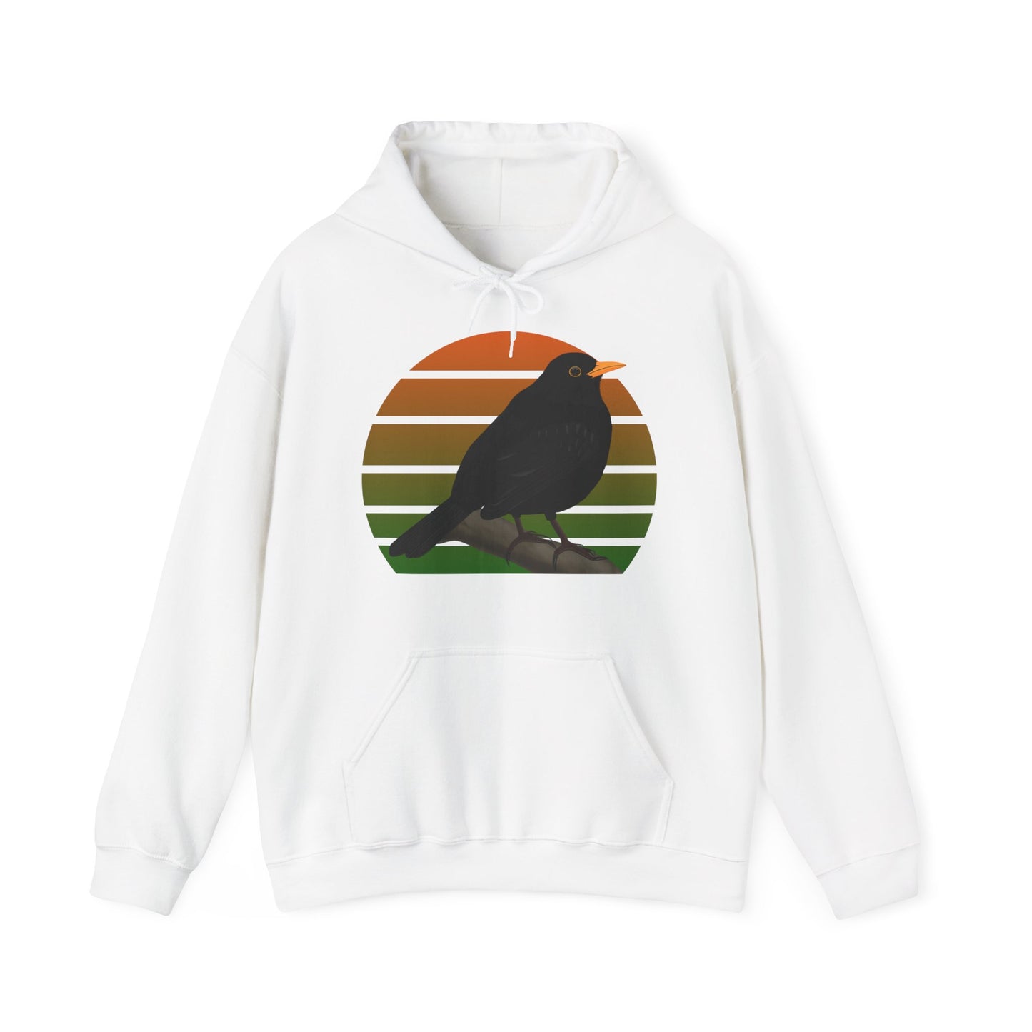 Amsel Hoodie - Vogel Kapuzenpullover für Vogelbeobachter & Vogelfreunde mit Vogelmotiv