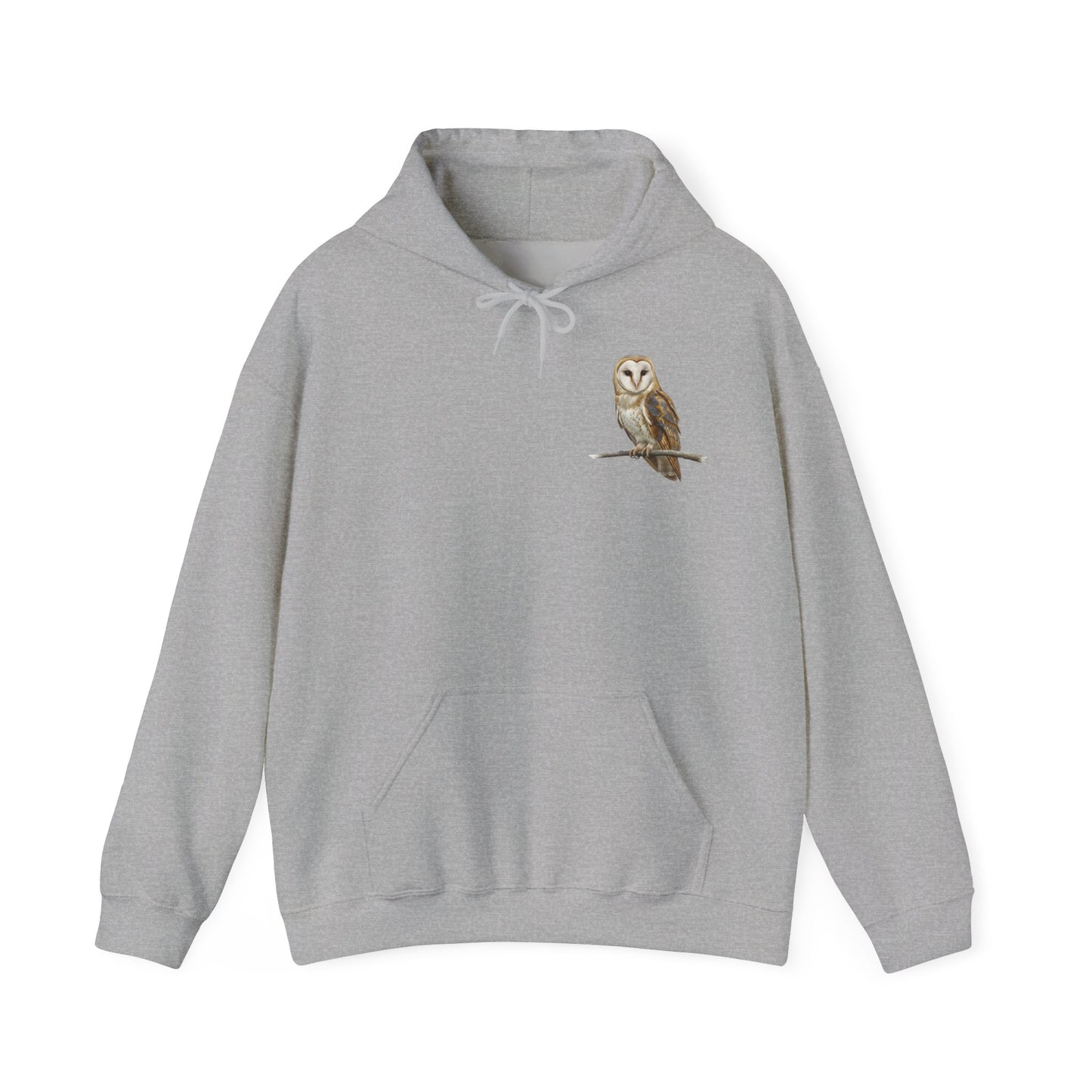 Schleiereule Hoodie - Vogel Kapuzenpullover für Vogelbeobachter & Naturliebhaber mit Vogelmotiv