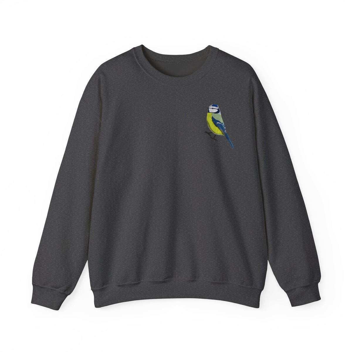 Blaumeise Sweatshirt Vogelmotiv mit Animal Graphic Tee Hintergrund