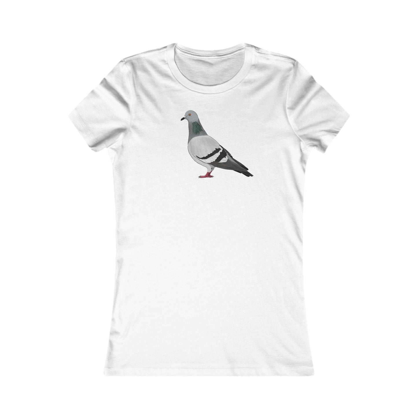 Taube Frauen T-Shirt – Bird Graphic Tee, Watching