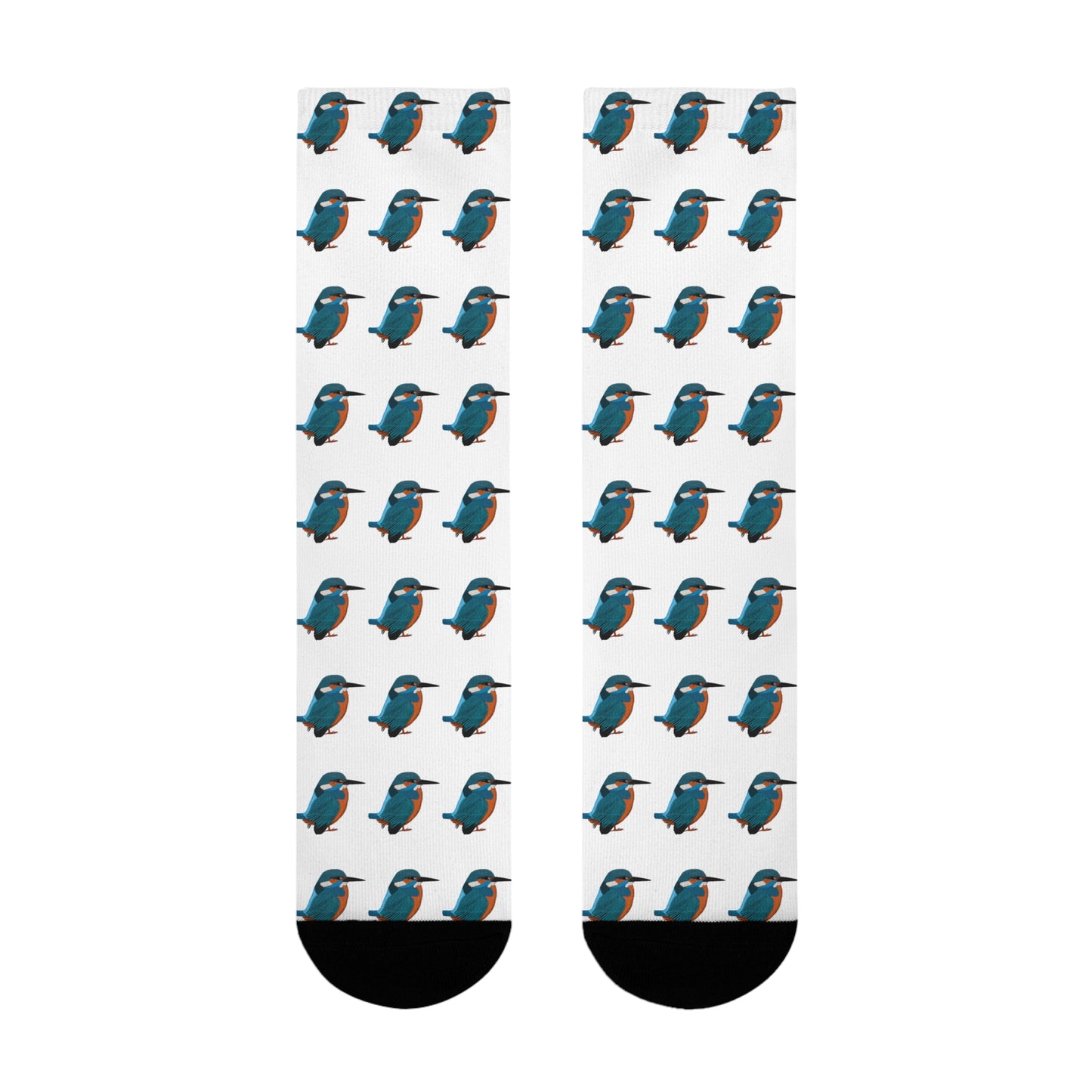 Eisvogel Vogel Socken für Vogelfreunde & Vogelbeobachter Weiß