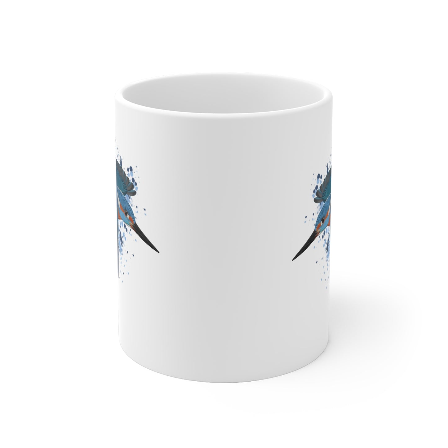 Eisvogel Vogel Tasse Weiß für Vogelfreunde & Vogelbeobachter