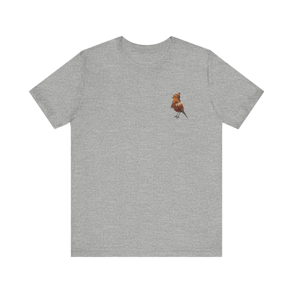 Rotkehlchen Vogel T-Shirt – bird graphic tee und watching gear Stil