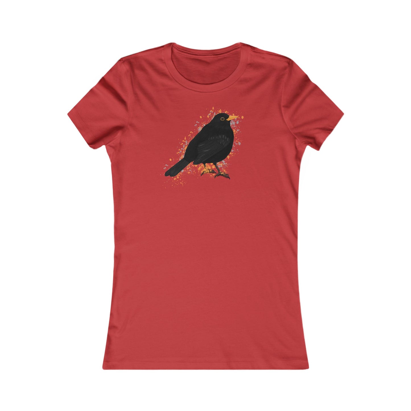 Amsel Vogel Frauen T-Shirt für Vogelfreundinnen