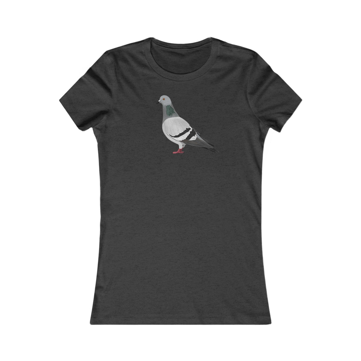 Taube Frauen T-Shirt in Black