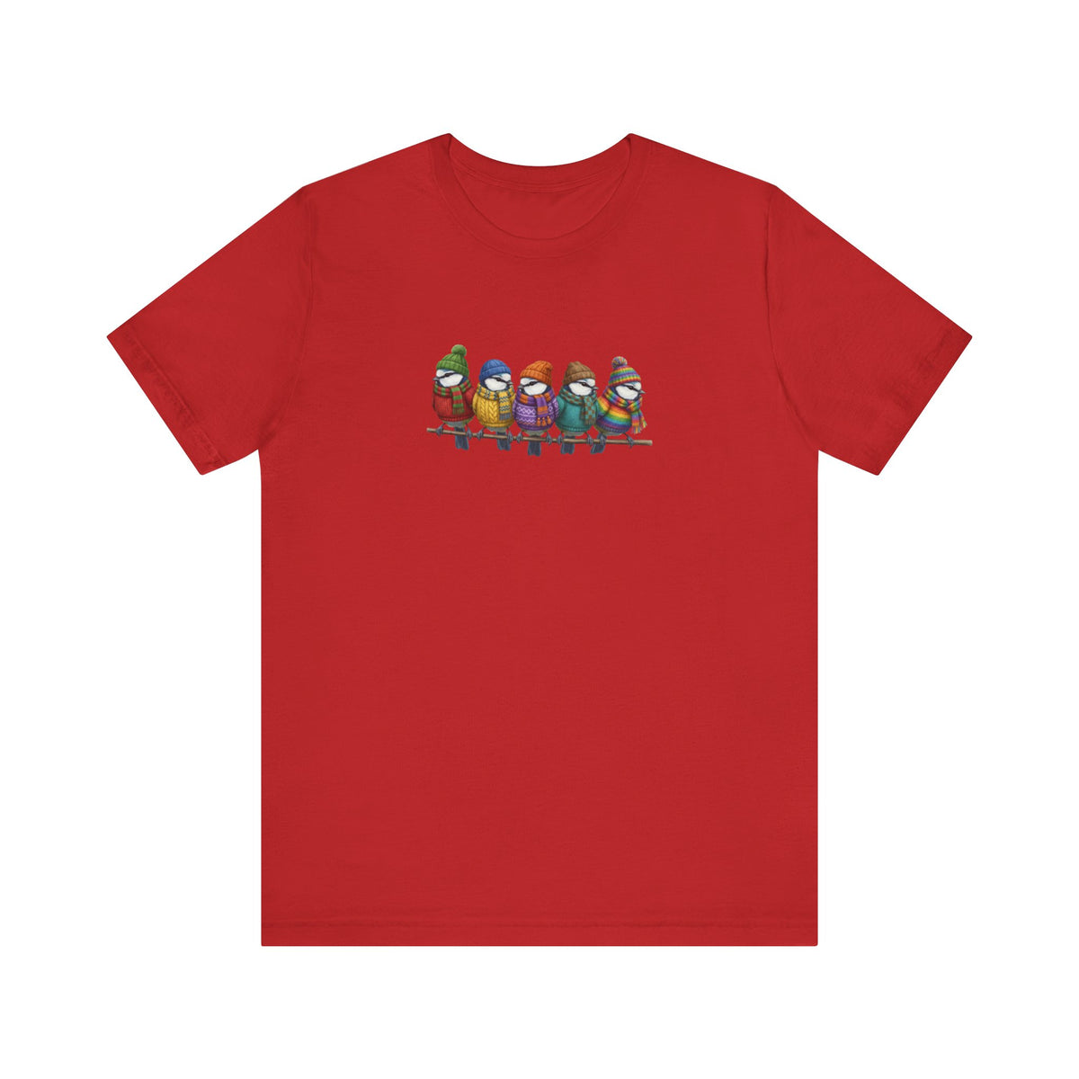 Blaumeise Vogel T-Shirt in Black