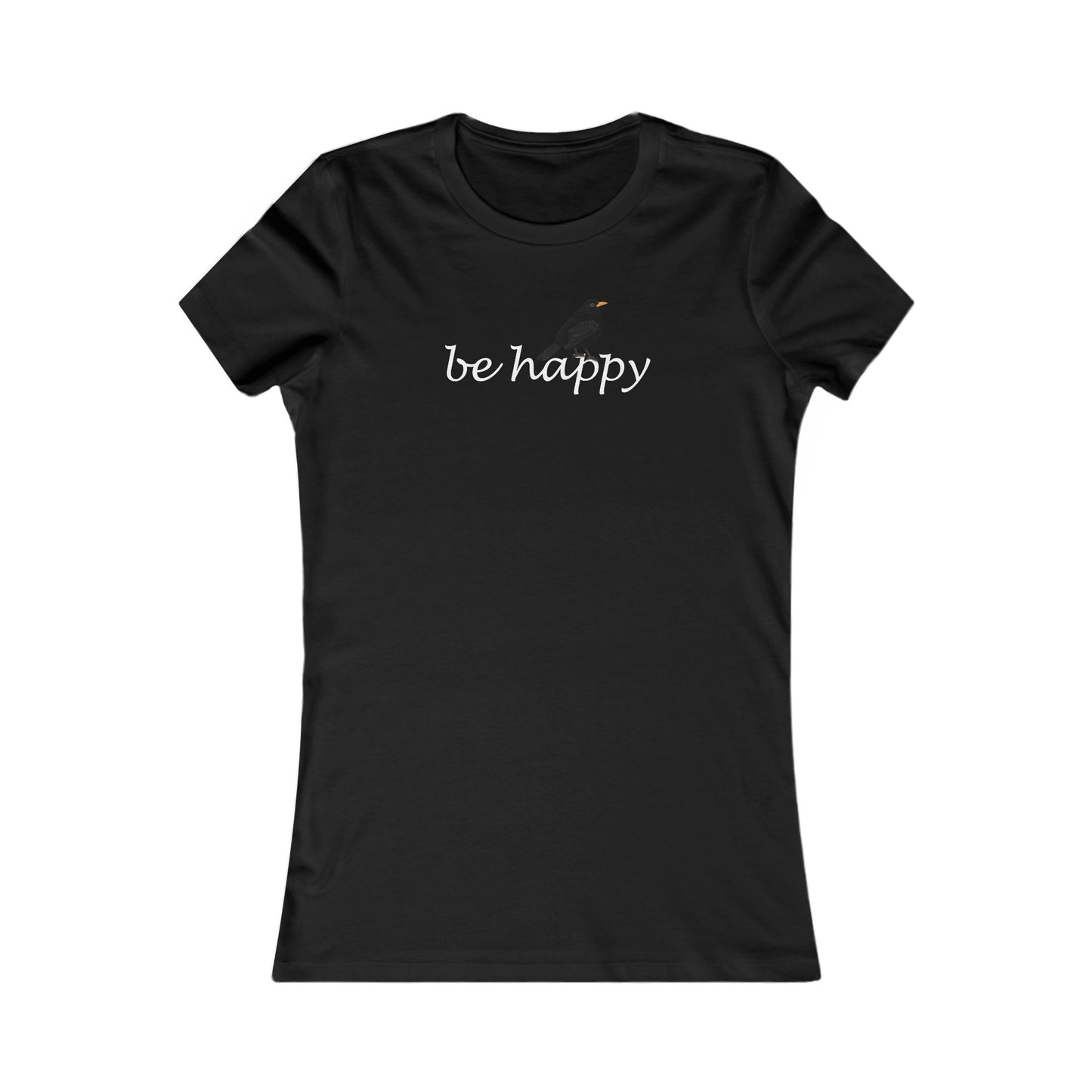 Amsel Frauen T-Shirt – Bird Graphic Tee, Watching