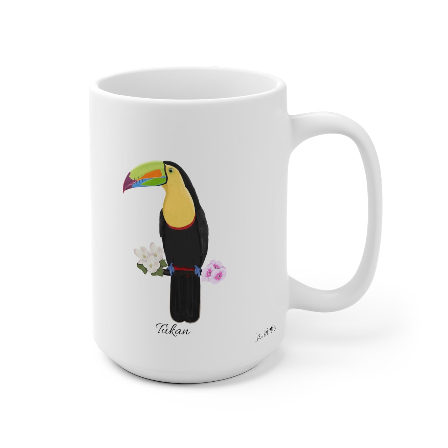 Tukan Vogel Tasse mit 11 oz Hintergrund