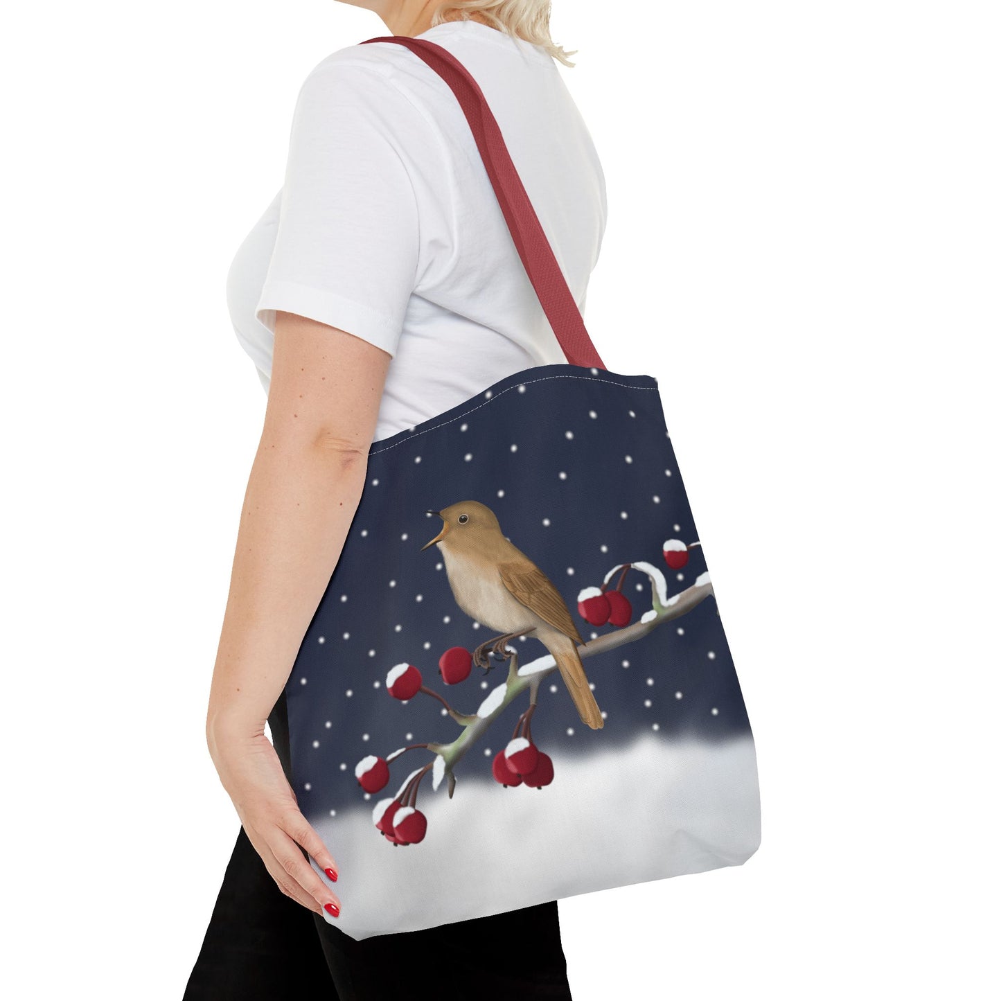 Nachtigall Tragetasche – Accessories und All Over Print Stil