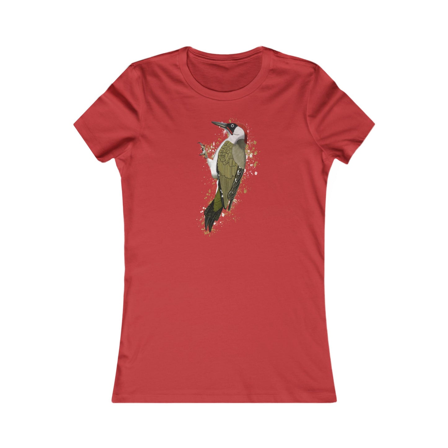 Grünspecht Vogel Frauen T-Shirt für Vogelfreundinnen