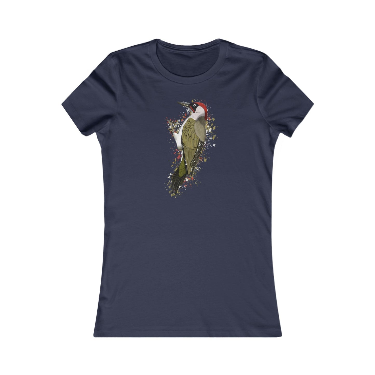 Grünspecht Frauen T-Shirt – Bird Graphic Tee und Watching Stil
