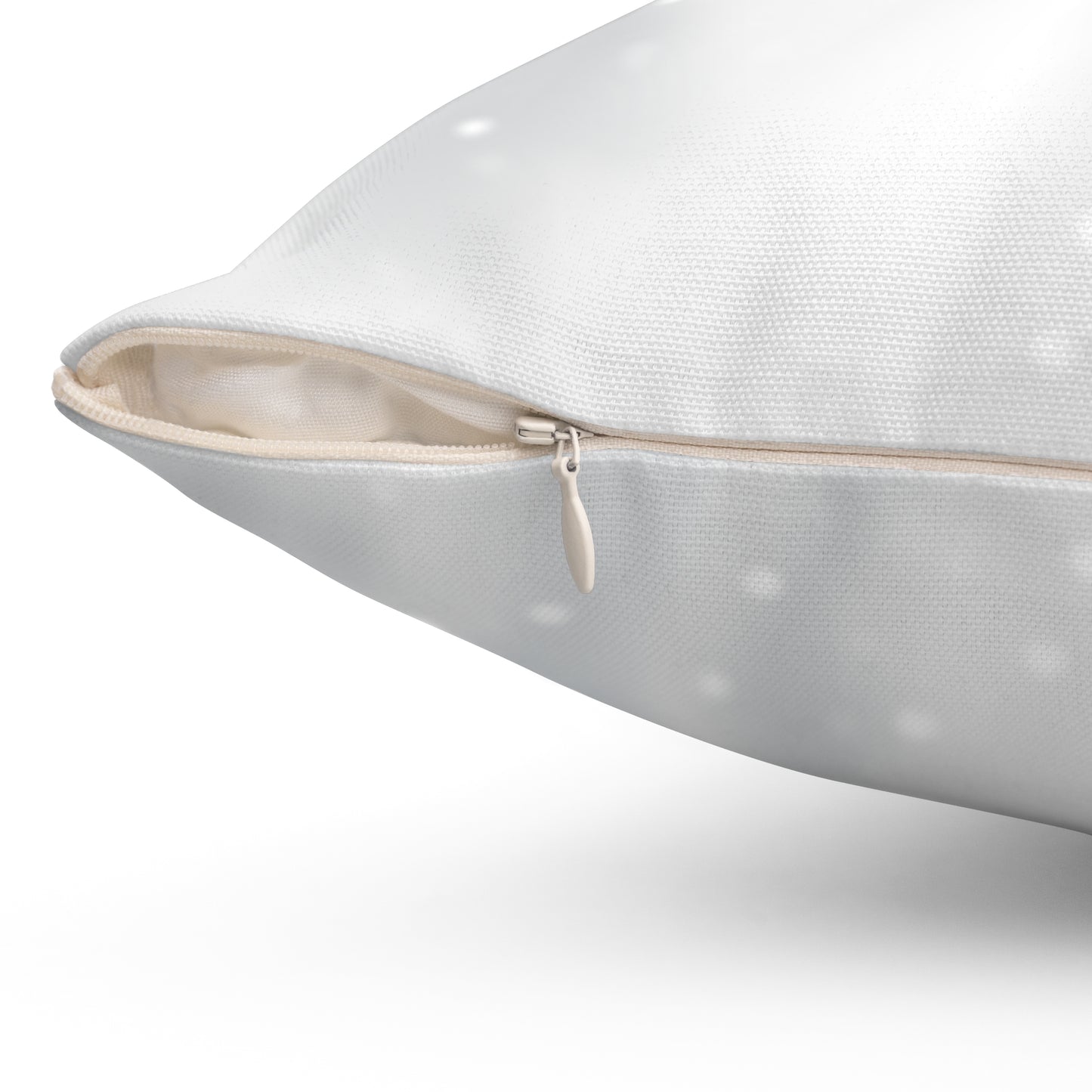 Taube auf einem Ast im Schnee Kissen mit Vogel