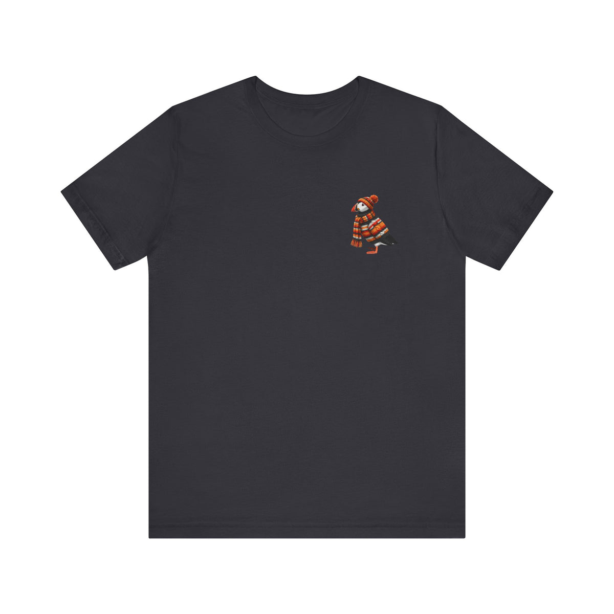 Papageitaucher Vogel T-Shirt in Black