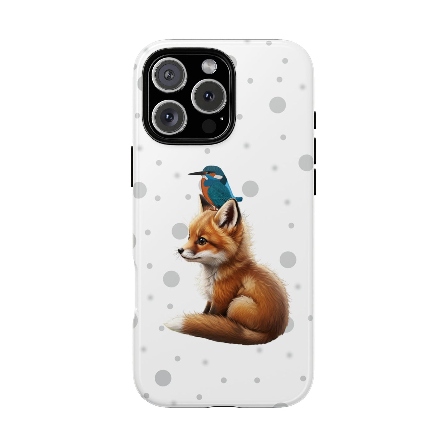 Eisvogel mit Fuchs iPhone & Google Pixel Tiermotiv Handyhülle - Tierisch guter Schutz