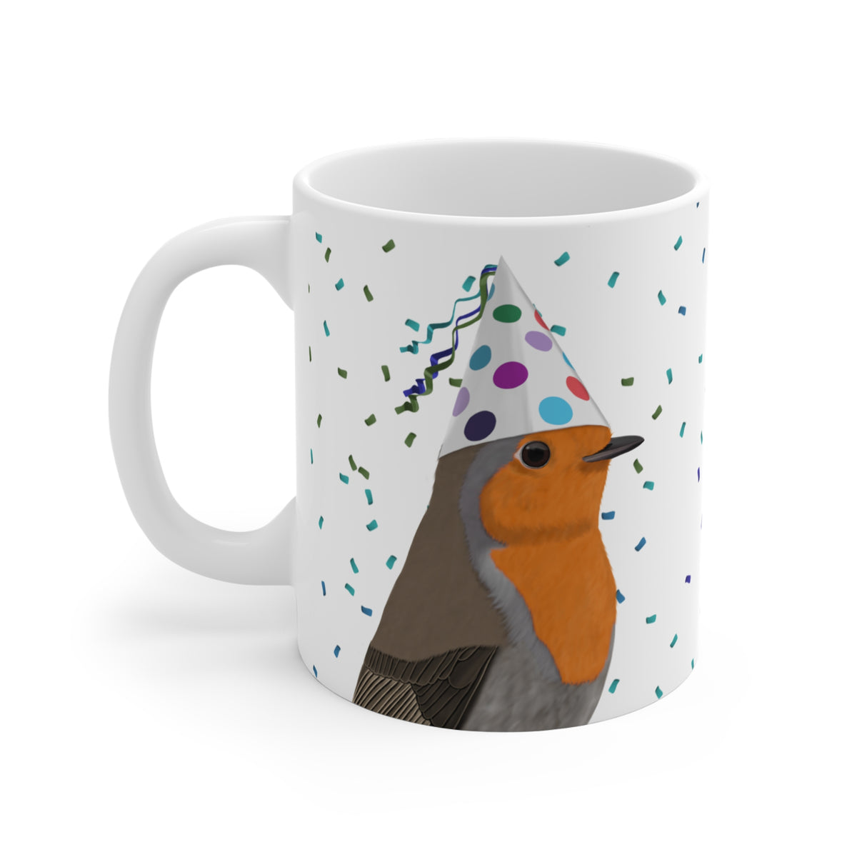 Rotkehlchen Tasse – 11 oz und 11oz Stil