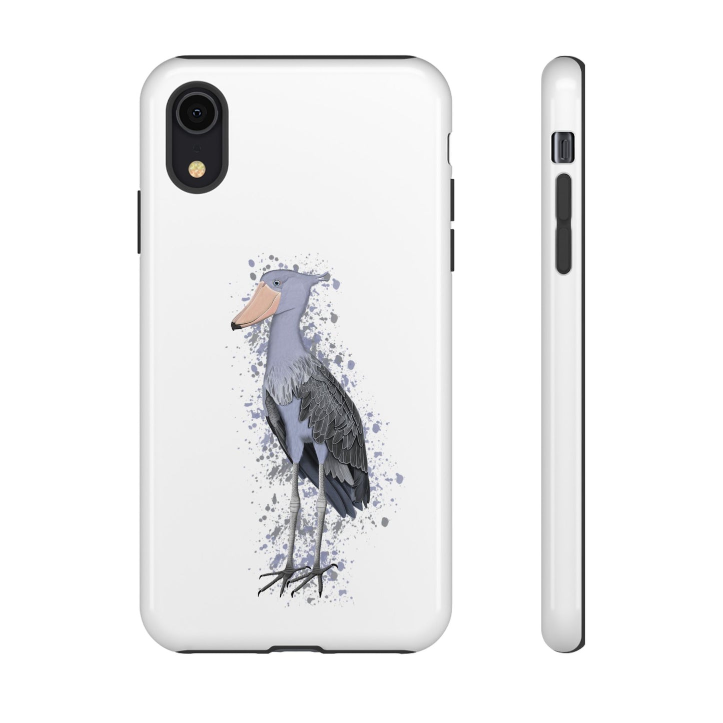 Schuhschnabel Vogel iPhone & Google Pixel Vogelmotiv Handyhülle Weiß
