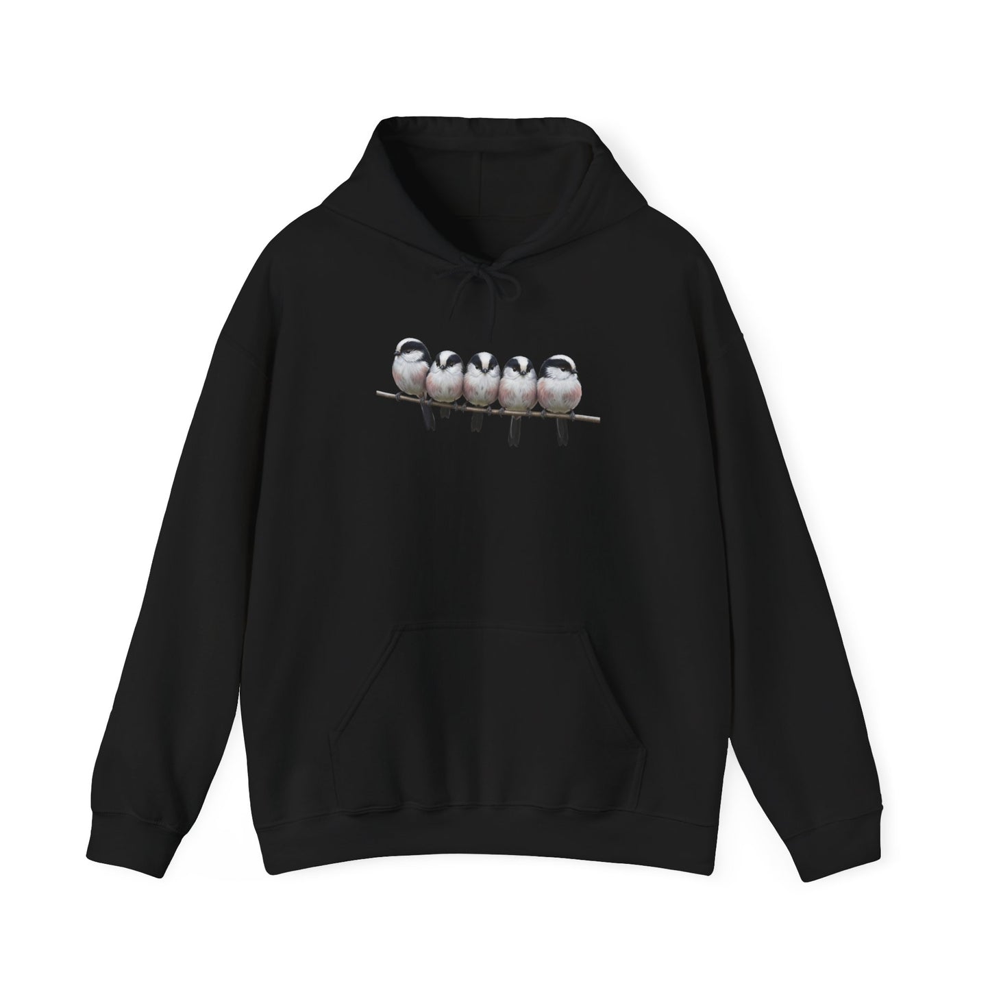 Schwanzmeisen Hoodie - Vogel Kapuzenpullover für Vogelbeobachter & Naturliebhaber mit Vogelmotiv