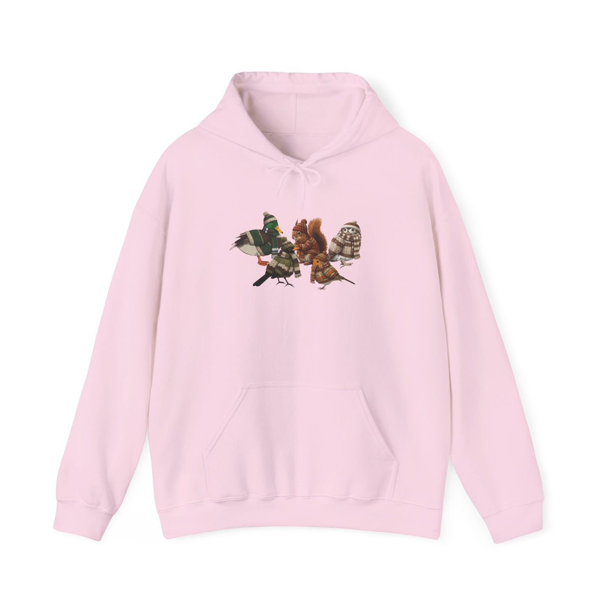 Lustiger Vogelmotiv Winter Hoodie – artistic apparel und casual outerwear Stil