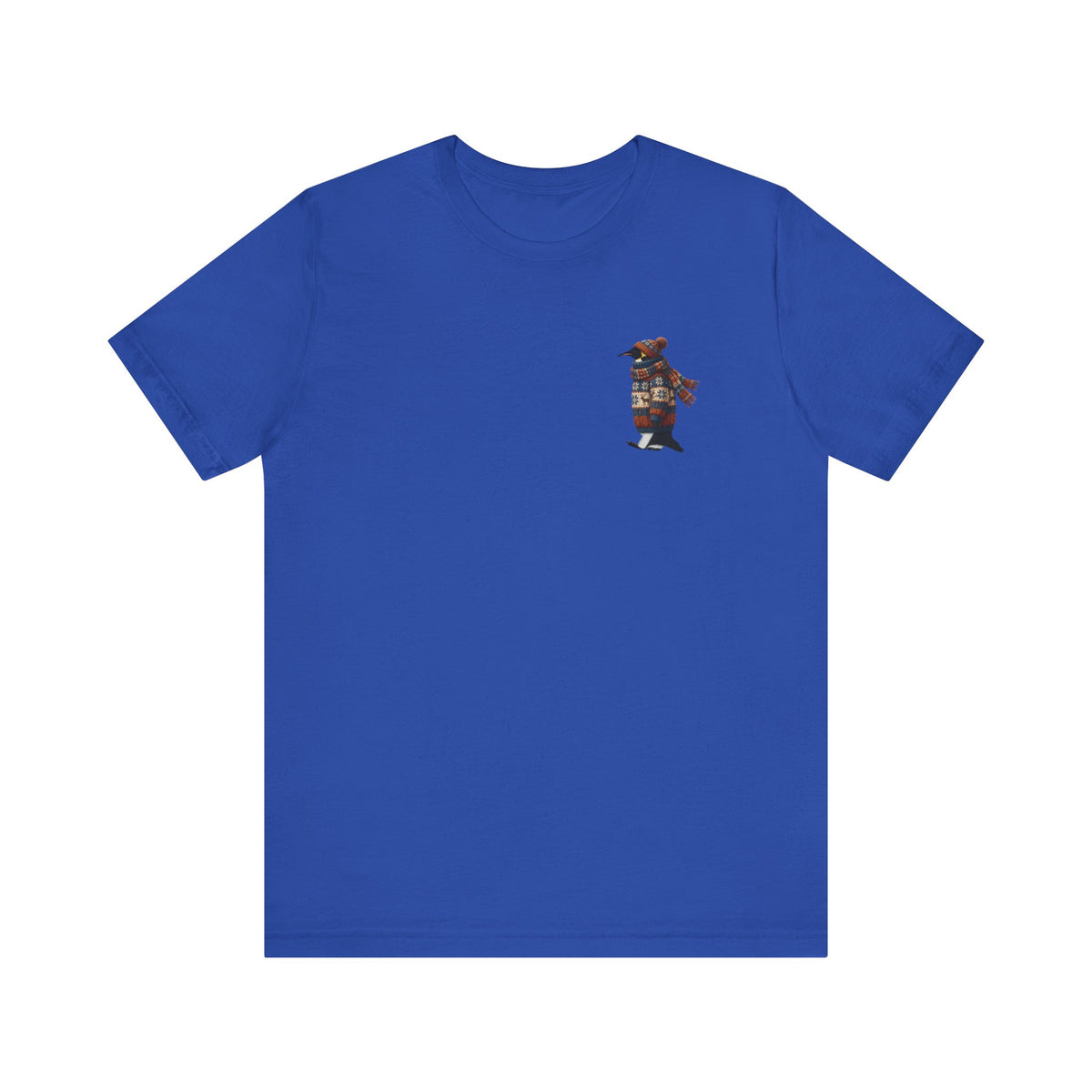 Pinugin in Strick T-Shirt – Weiches Premium Shirt mit Winterlichem Vogelmotiv für Vogelbeobachter – bird graphic tee, Vogel