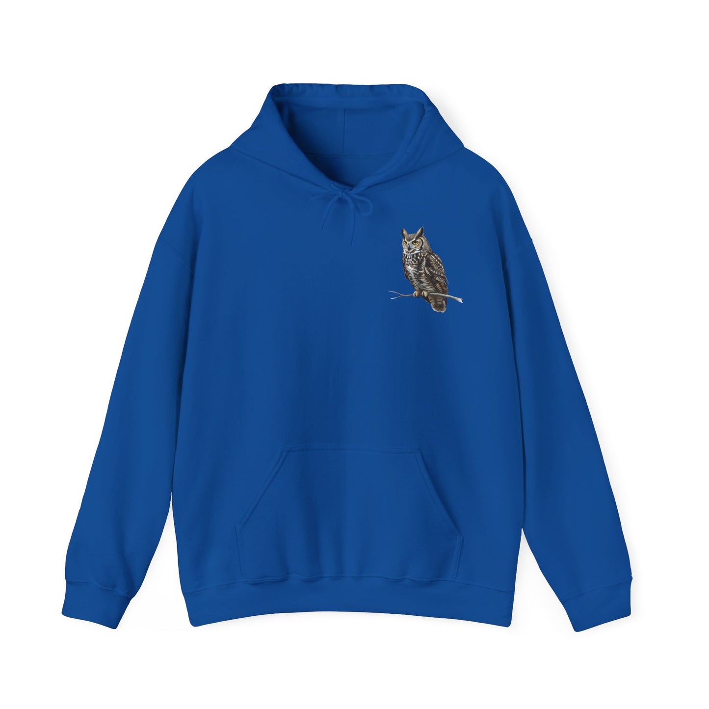 Uhu Hoodie - Vogel Kapuzenpullover für Vogelbeobachter & Naturliebhaber mit Vogelmotiv