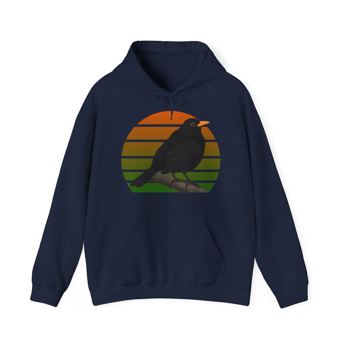 Amsel Hoodie - Vogel Kapuzenpullover für Vogelbeobachter & Vogelfreunde mit Vogelmotiv