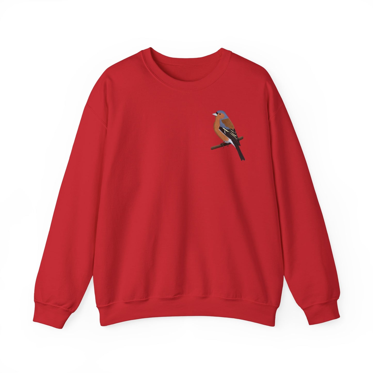 Buchfink Sweatshirt Vogelmotiv in Dark Heather