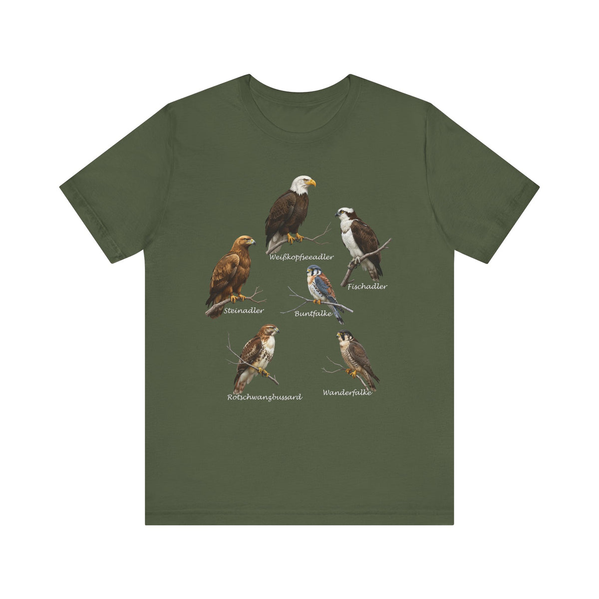 Falke Vogel T-Shirt – bird graphic tee, watching gear