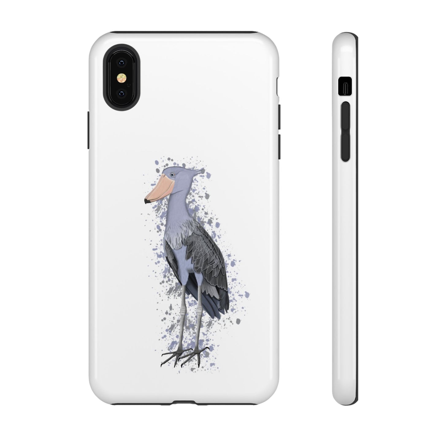 Schuhschnabel Vogel iPhone & Google Pixel Vogelmotiv Handyhülle Weiß