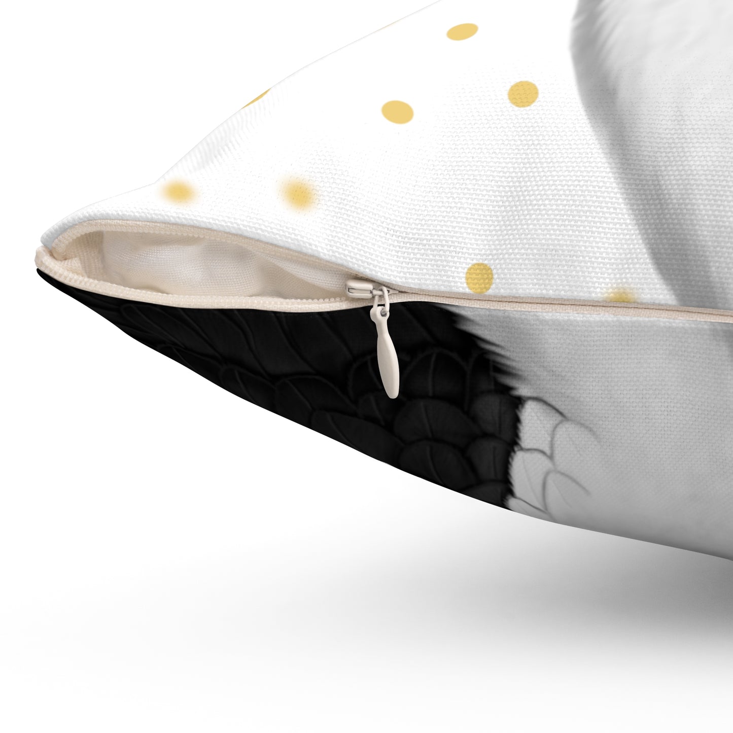 Papageitaucher mit Goldenen Punkten Vogel Kissen