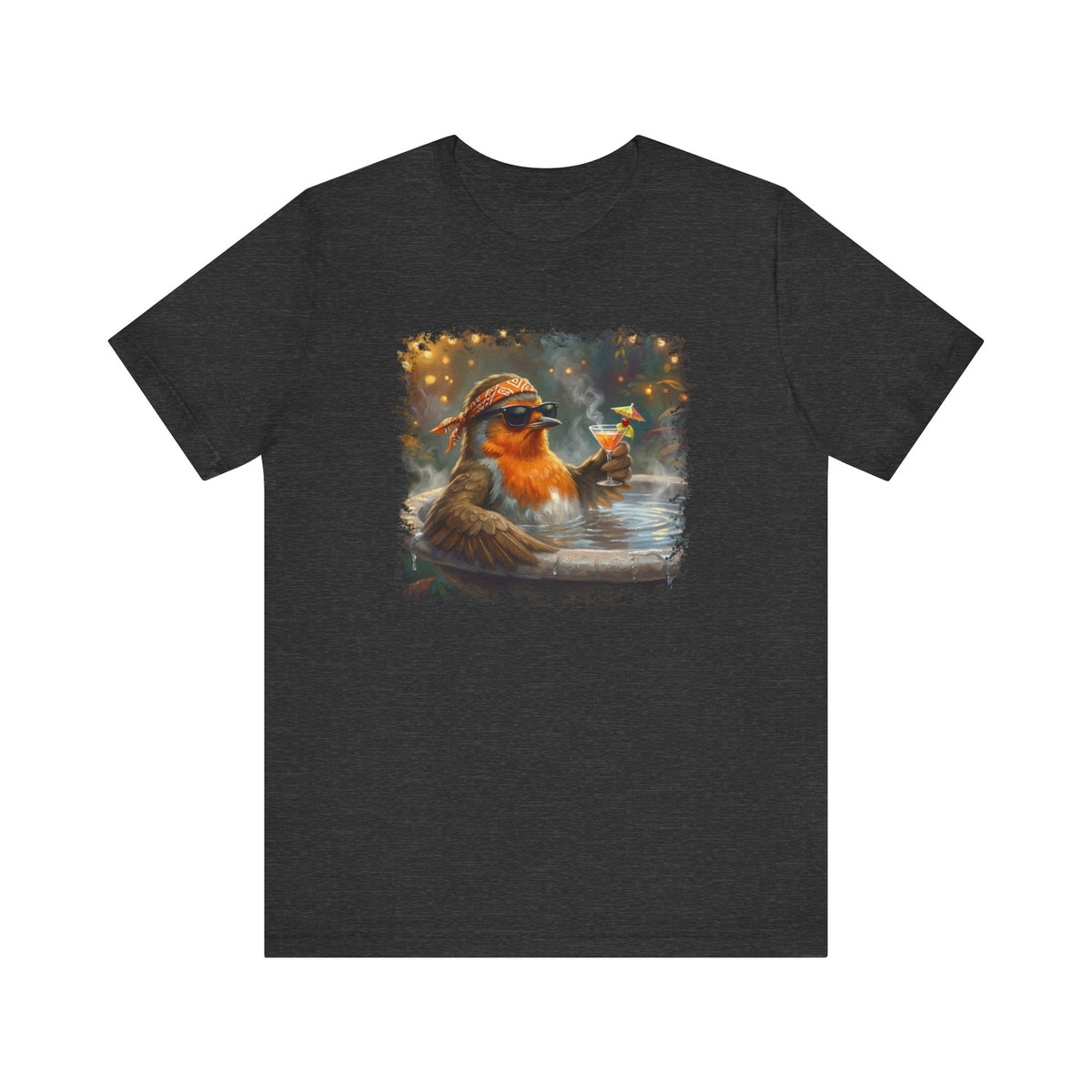 Rotkehlchen Vogel T-Shirt – band tshirt und bird graphic tee Stil