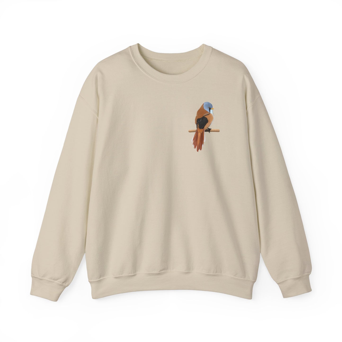 Meise Sweatshirt Vogelmotiv in Dark Heather