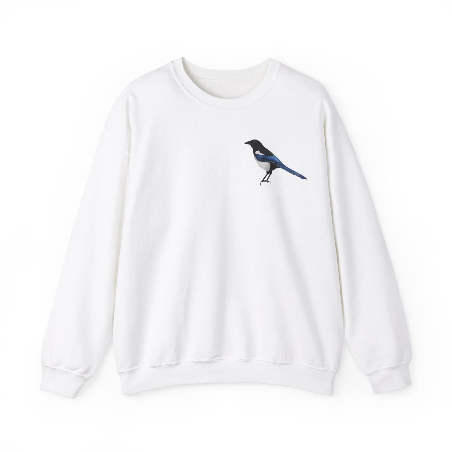 Elster Sweatshirt Vogelmotiv – Animal Graphic Tee, Casual Everyday Wear