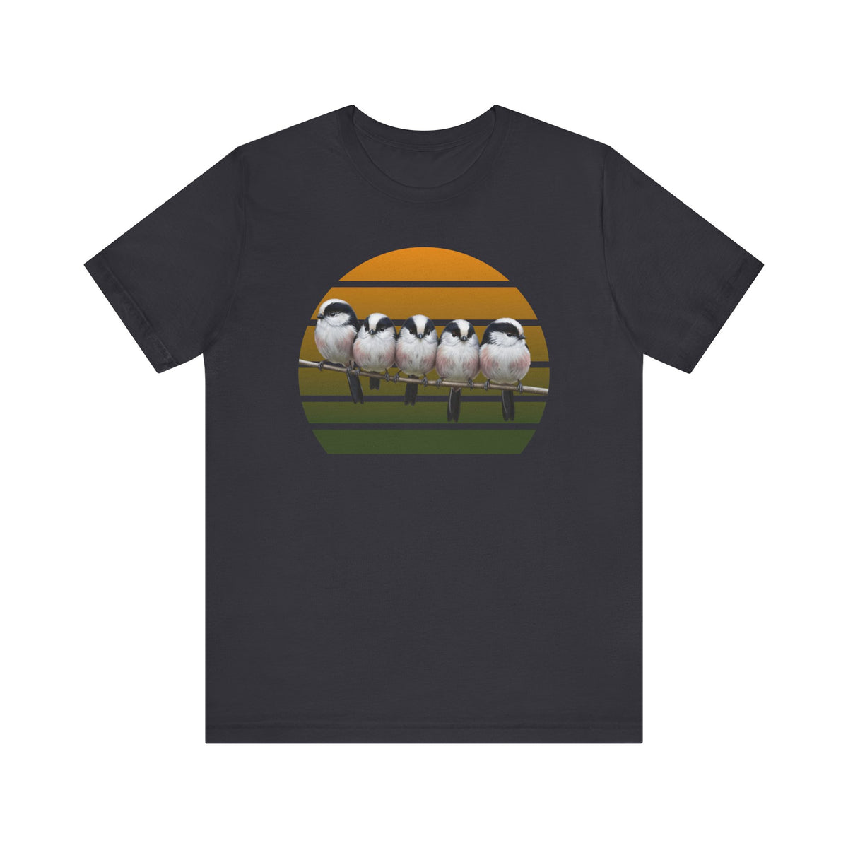 Schwanzmeisen Premuim T-Shirt | Geschenk für Vogelbeobachter | jz.birds