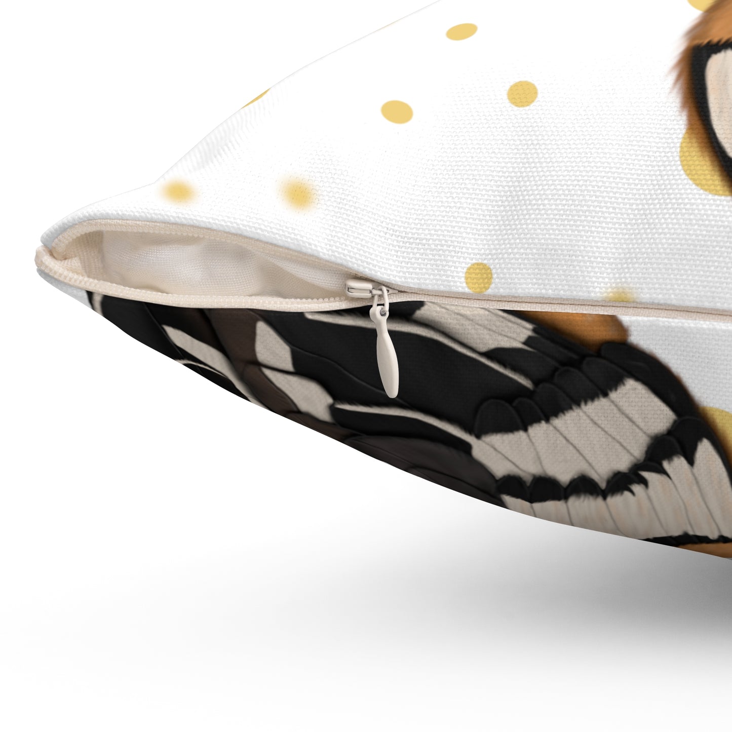 Wiedehopf mit Goldenen Punkten Vogel Kissen