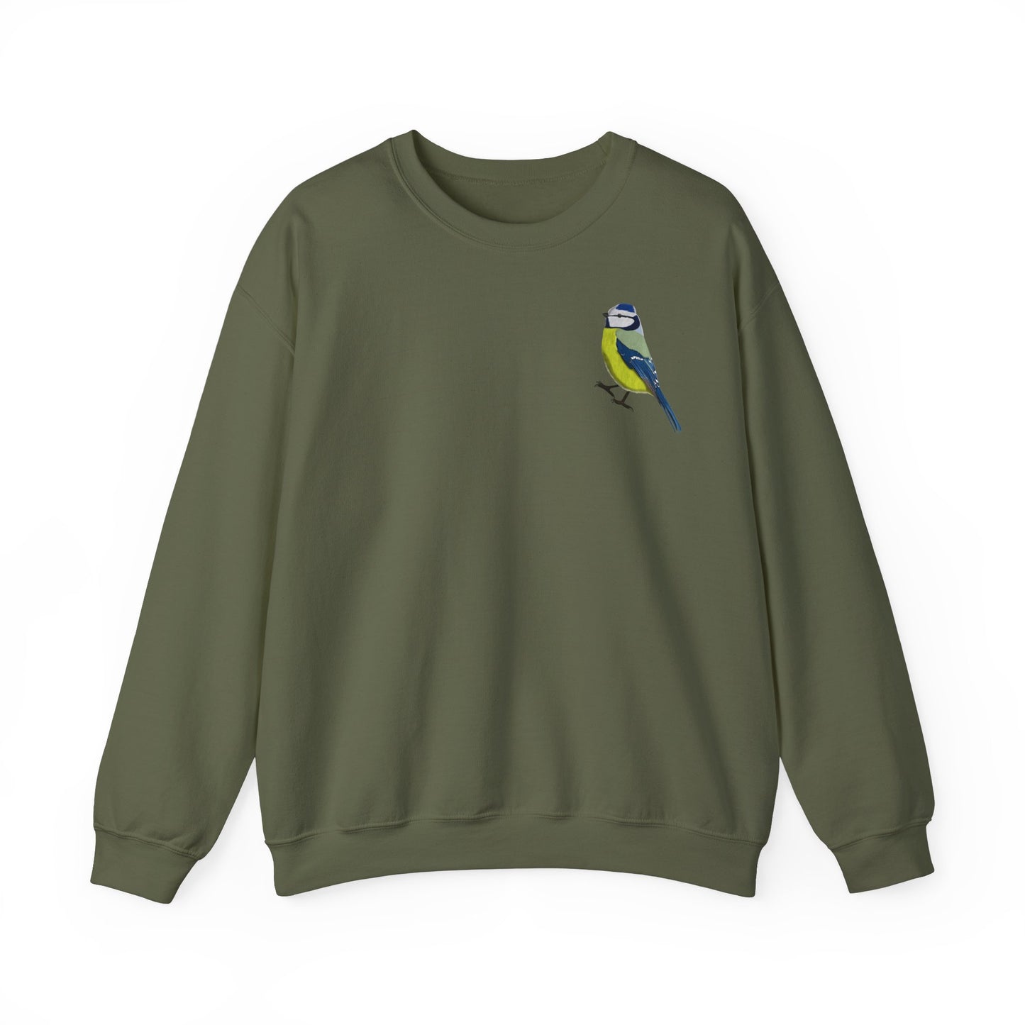 Blaumeise Vogel Sweatshirt für Naturfreunde und Vogelbeobachter – Animal Graphic Tee, Vogelmotiv
