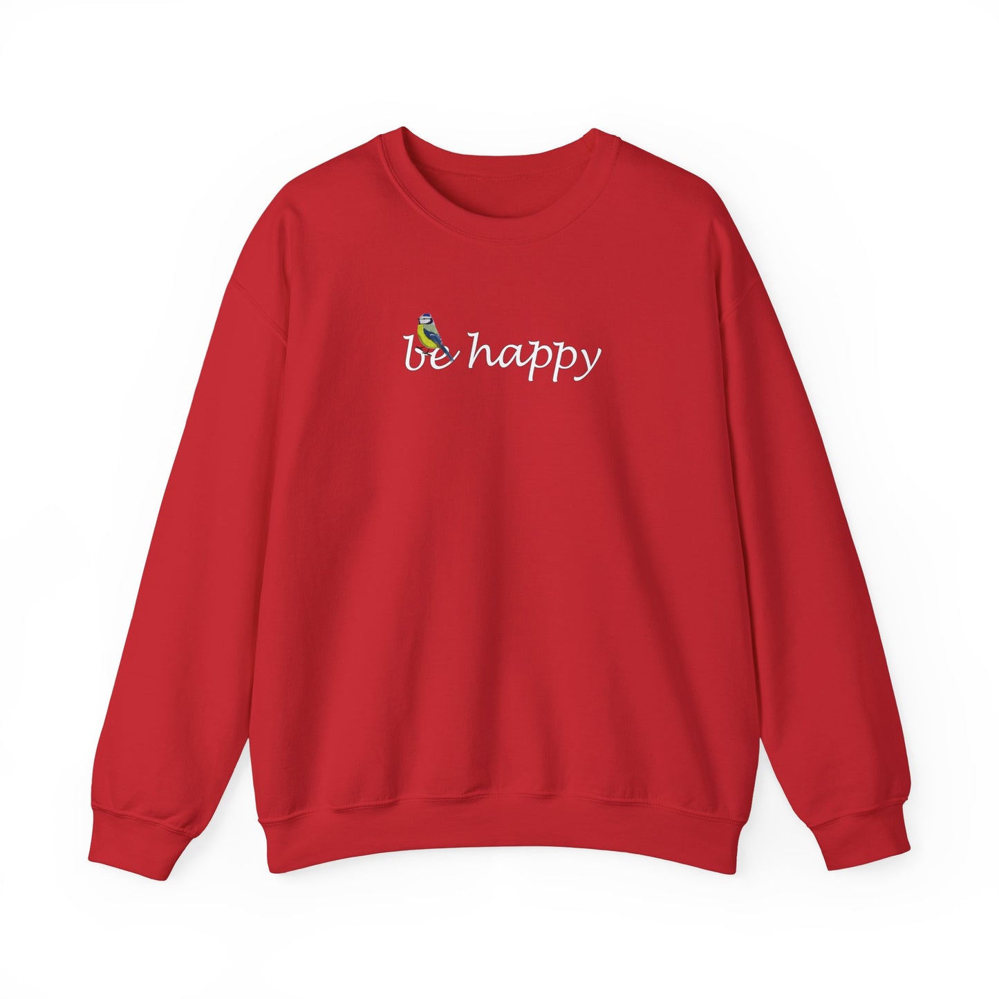 Blaumeise Sweatshirt Vogelmotiv in Black