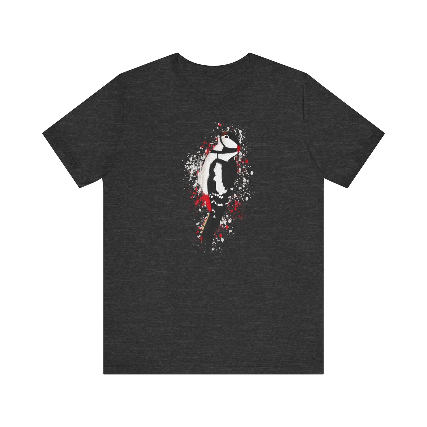 Buntspecht T-Shirt mit bird graphic tee Hintergrund