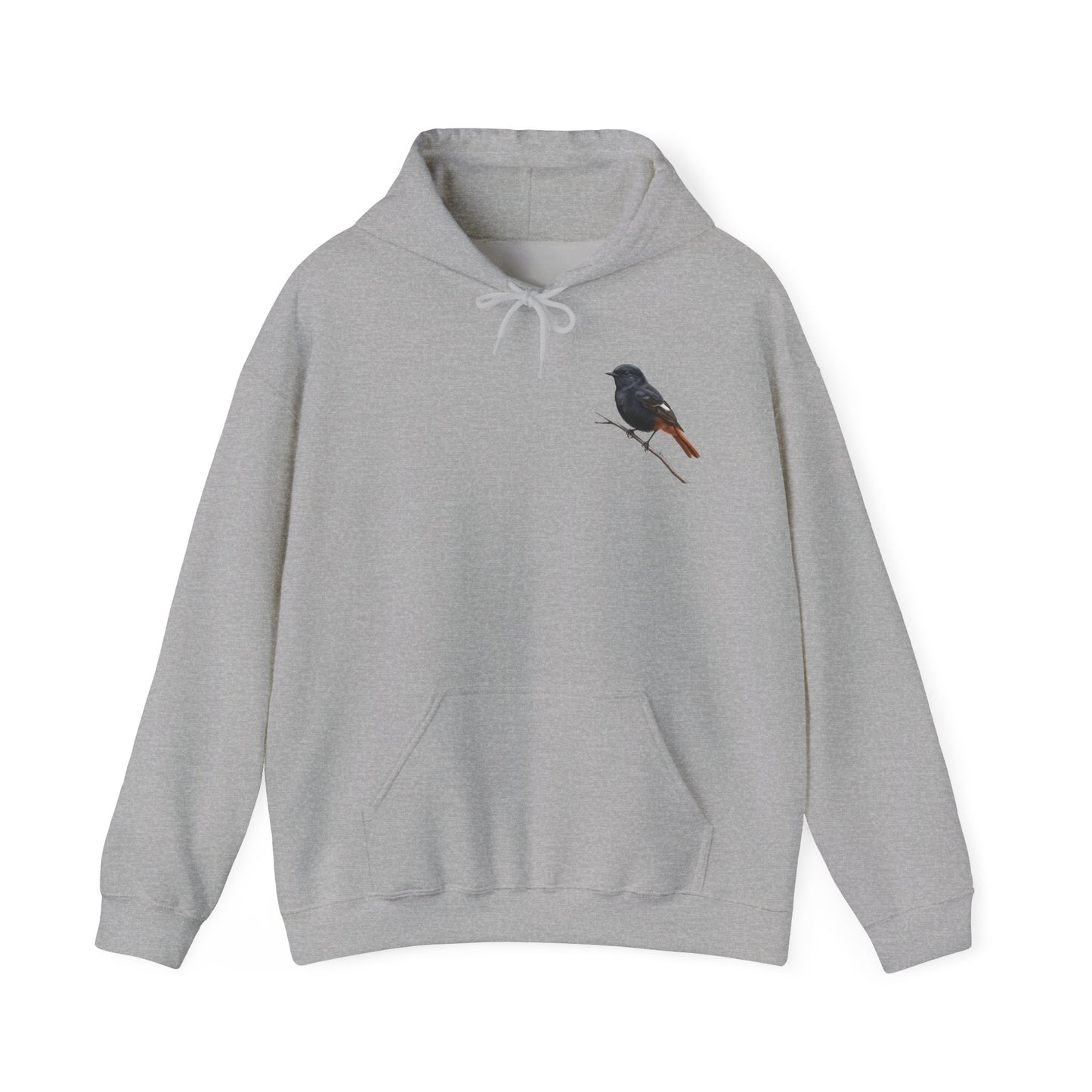 Hausrotschwanz Vogel Hoodie - Kapuzenpullover für Vogelbeobachter & Naturliebhaber mit Vogelmotiv