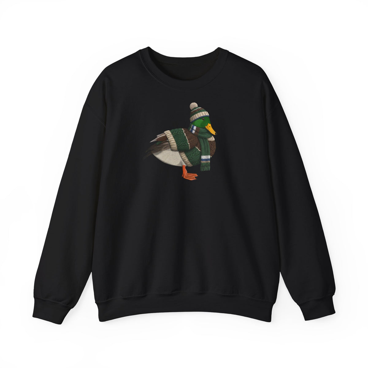 Ente in Strick Sweatshirt Vogelmotiv – Animal Graphic Tee, Casual Everyday Wear
