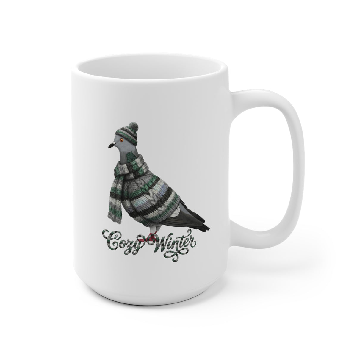 Taube Tasse mit 11 oz Hintergrund