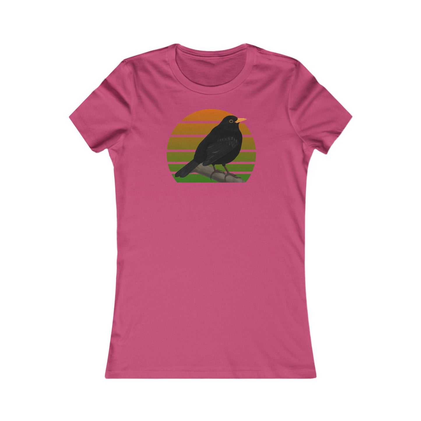 Amsel Vogel T-Shirt für Frauen Vogelfreunde und Vogelbeobachter