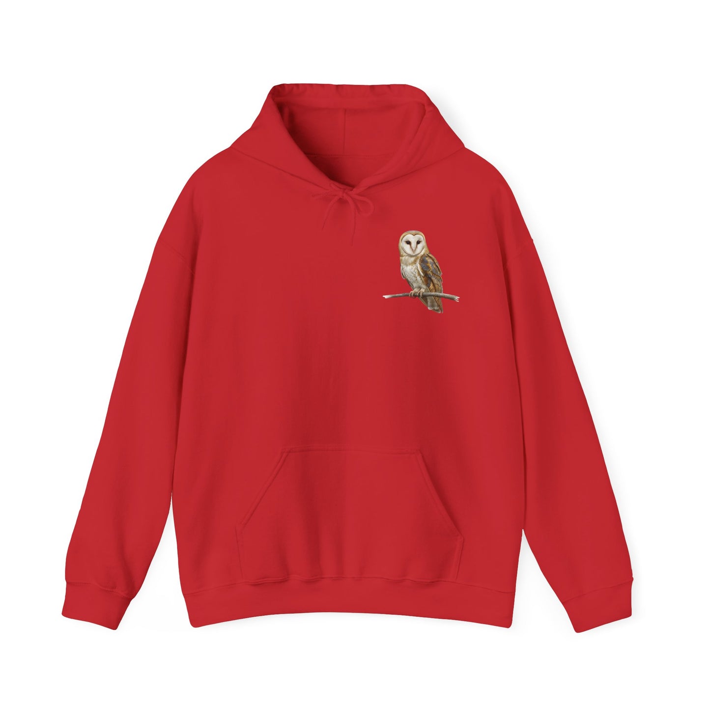 Schleiereule Hoodie - Vogel Kapuzenpullover für Vogelbeobachter & Naturliebhaber mit Vogelmotiv