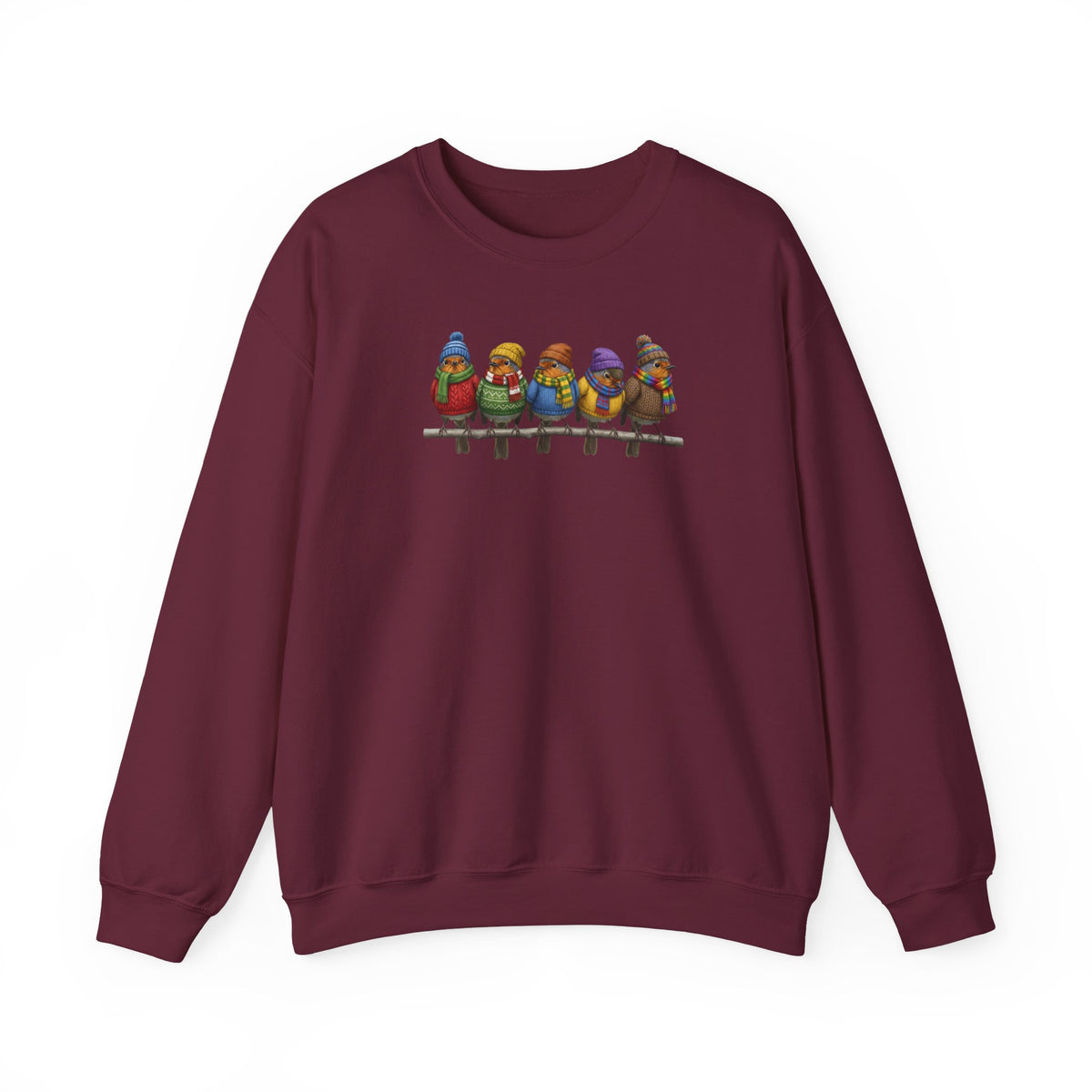 Rotkehlchen Sweatshirt Vogelmotiv – Animal Graphic Tee, Casual Everyday Wear