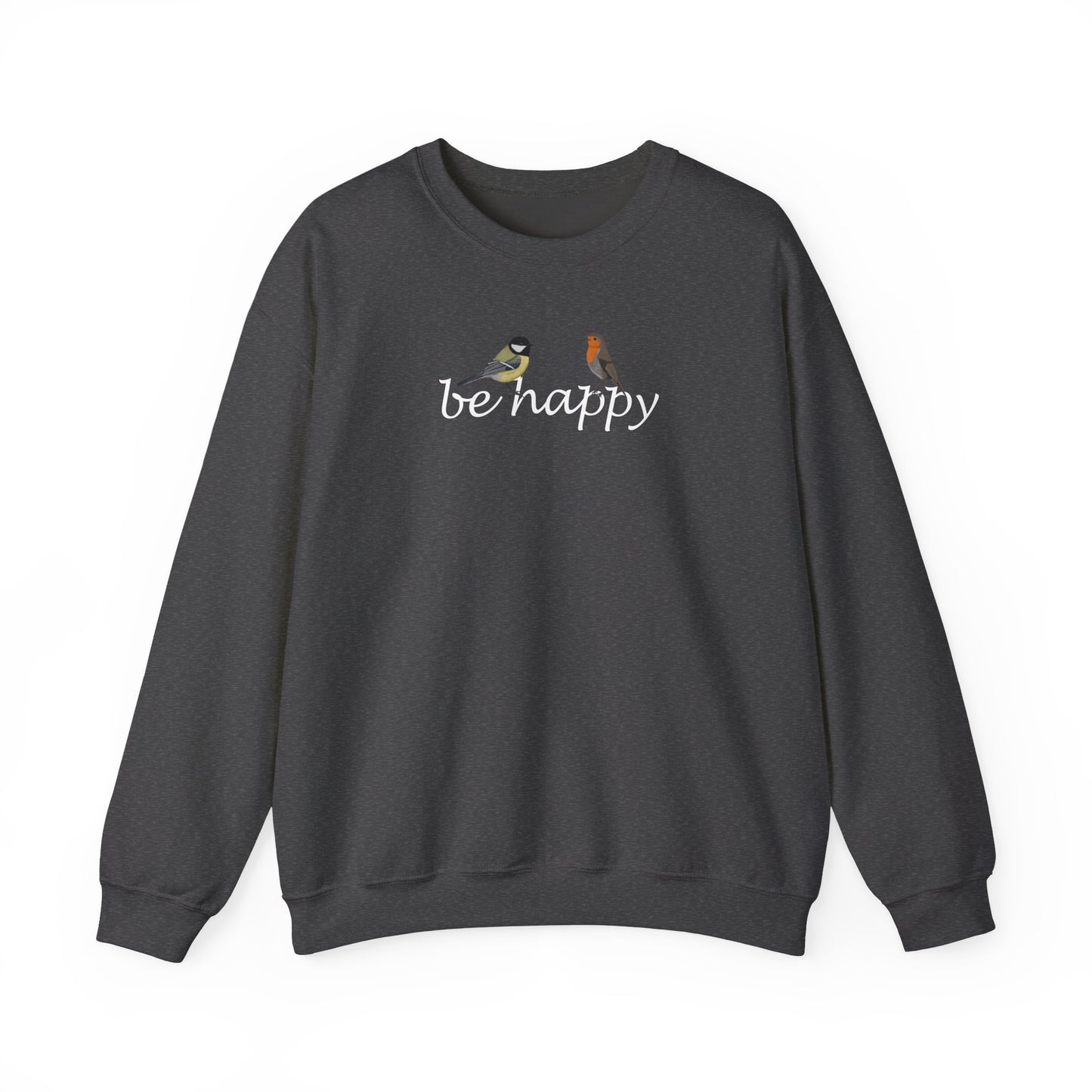 Rotkehlchen und Kohlmeise Sweatshirt Vogelmotiv mit Animal Graphic Tee Hintergrund